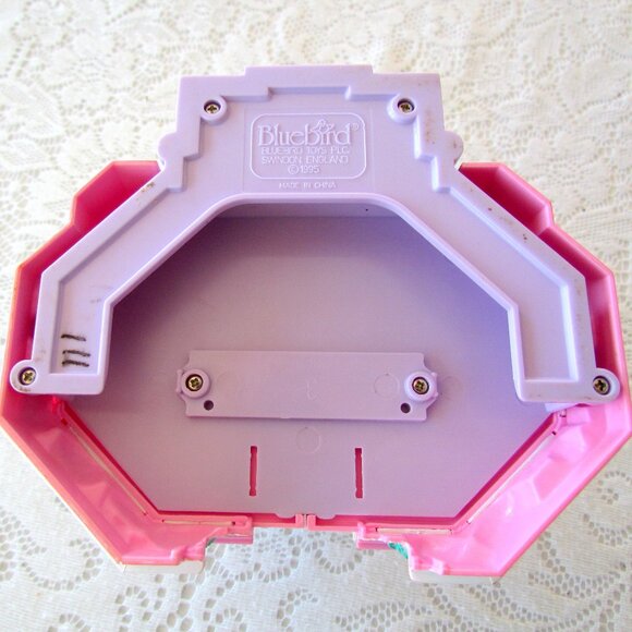 VINTAGE POLLY POCKET CLUBHOUSE MANSION + MERRY-GO-ROUND; OPENS UP VERY WIDE! EUC - Picture 16 of 16